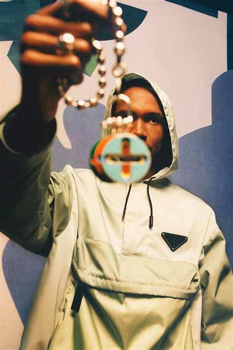 frank ocean prada windbreaker|Frank Ocean's Homer Prada Anoraks From 2021 Are .